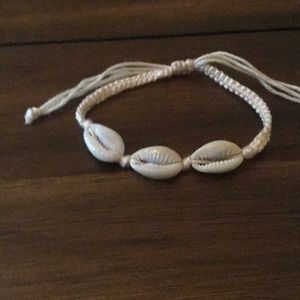 Cowrie shell bracelet